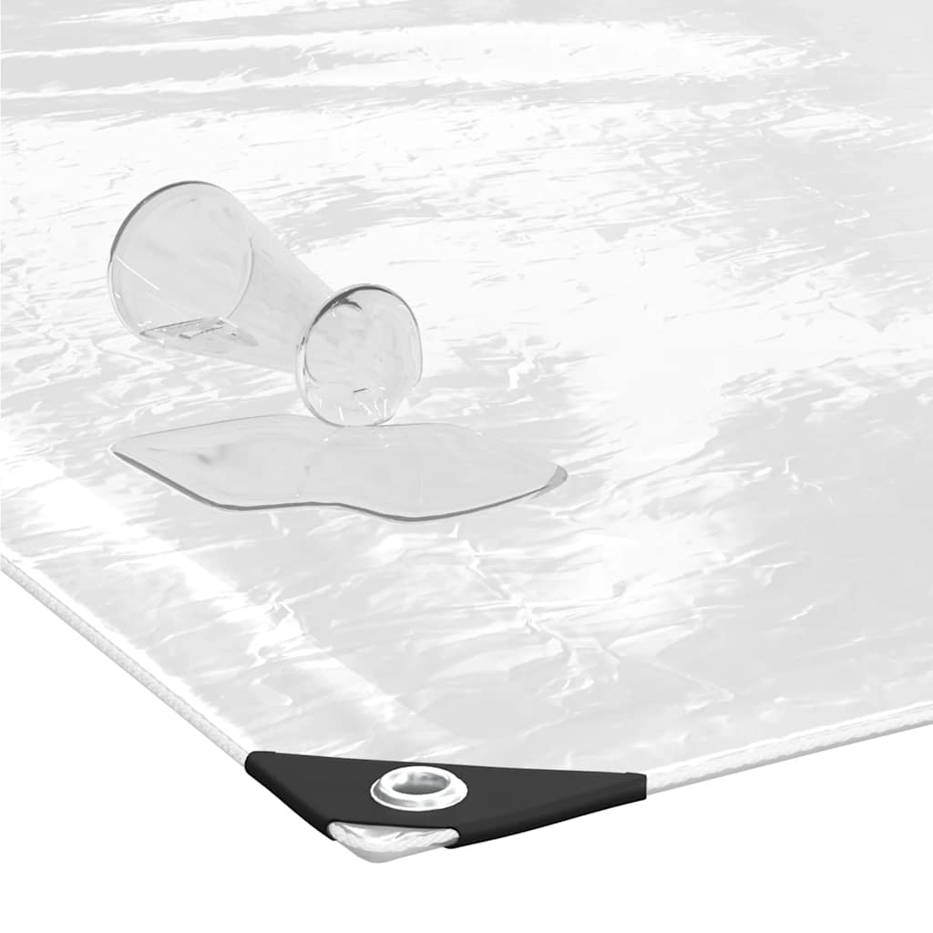 Telo trasparente con occhielli in PVC 4x8 m - Vetonek