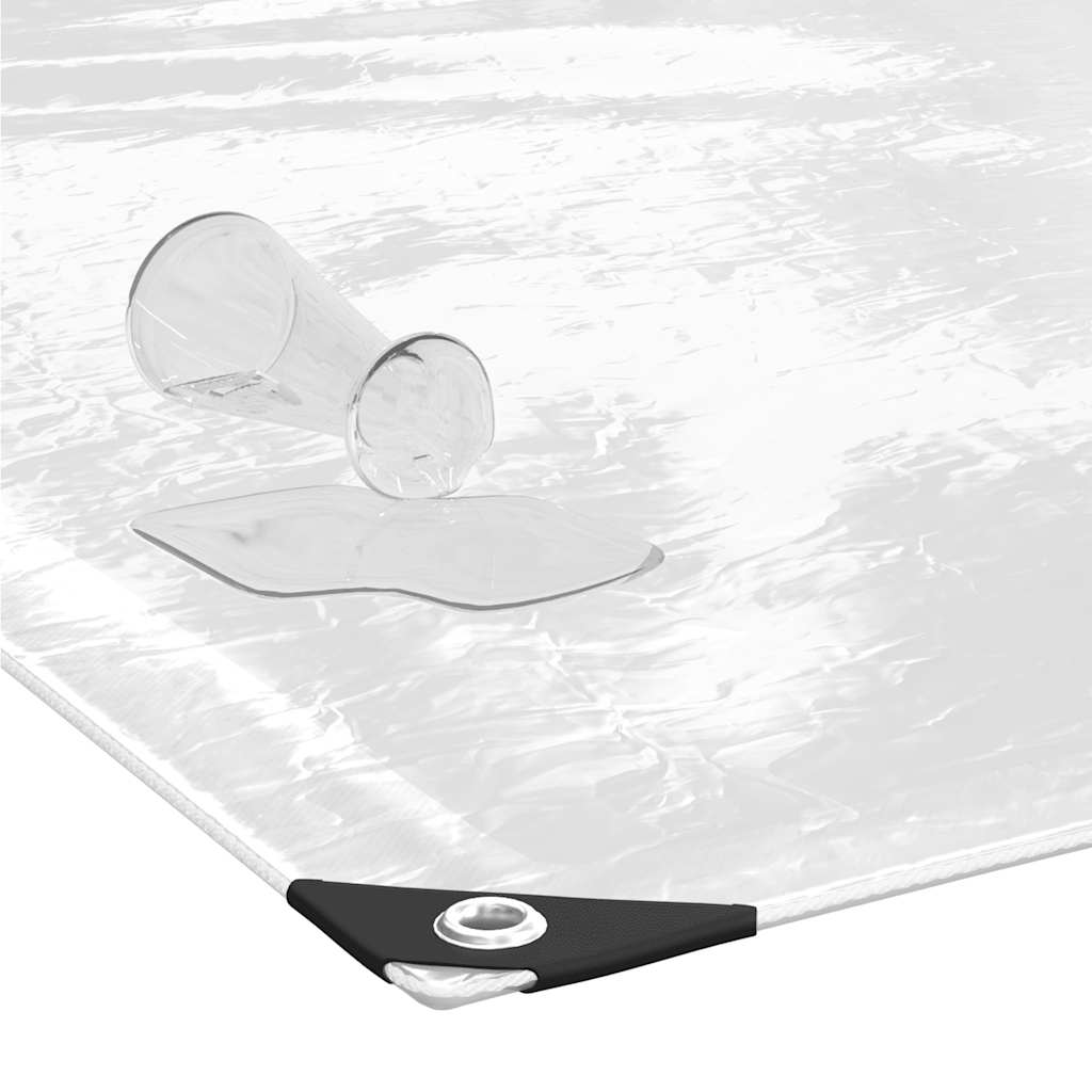 Telo trasparente con occhielli in PVC 5x6 m v1323 - Vetonek