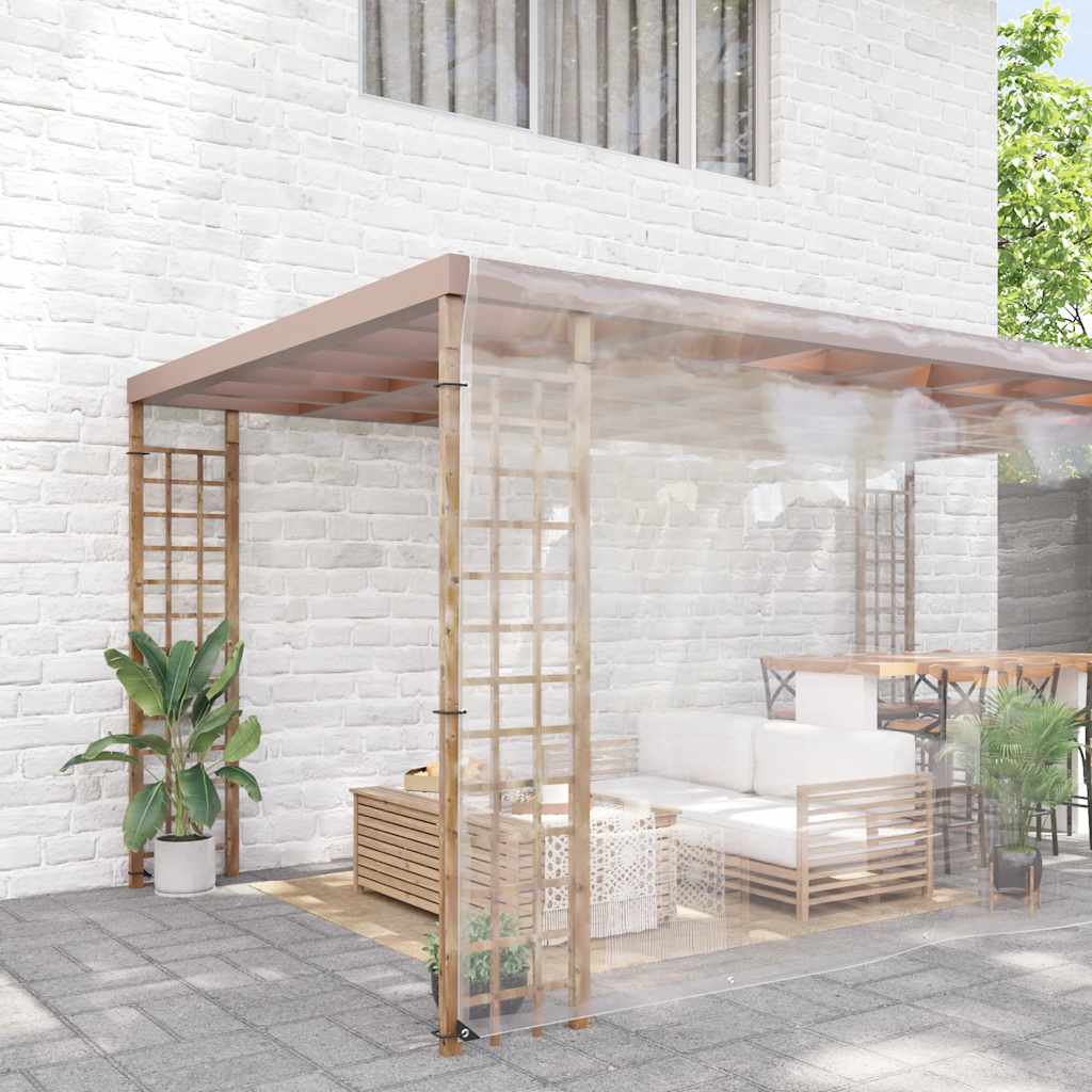 Vetonek Telo trasparente con occhielli in PVC 8x8 m