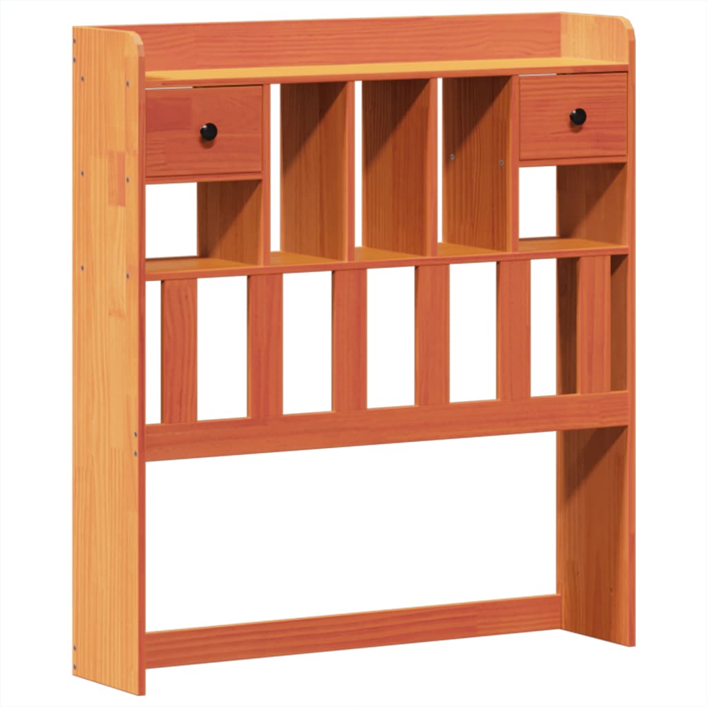 Estructura de cama sin colchón madera maciza marrón 75x190 cm v3082 - Vetonek