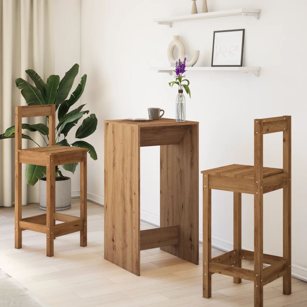 Mesa de madeira sintetizada High NEXUS OAK OAK ARTISIAN 51X50X103.5CM