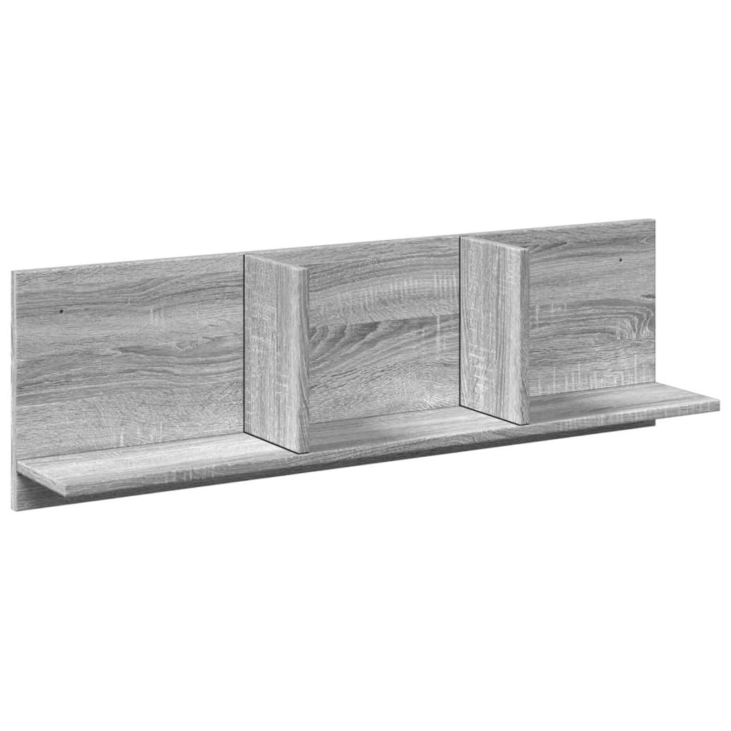 Mueble de pared madera sintetizada Nexus gris Sonoma 100x16,5x30 cm - Vetonek