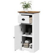 Mueble de baño bodo blanco y marrón 44x30x90 cm v2640 Vetonek