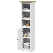 Mueble de baño bodo blanco y marrón 44x30x160 cm v2671 Vetonek