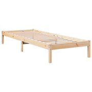 Extra long bed without mattress solid pine wood 90x210 cm v3289 - Vetonek