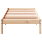 Extra long bed without mattress solid pine wood 90x210 cm v3289 - Vetonek