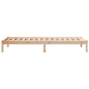 Extra long bed without mattress solid pine wood 90x210 cm v3289 - Vetonek