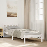 Extra long bed without mattress solid white pine wood 80x210 cm v3555 Vetonek