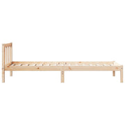 Extra long bed without mattress solid pine wood 90x210 cm v3562 - Vetonek