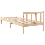Extra long bed without mattress solid pine wood 90x210 cm v3562 - Vetonek