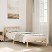 Extra long bed without mattress solid pine wood 90x210 cm v3562 Vetonek