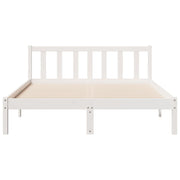 Extra long bed without mattress solid white pine wood 80x210 cm v3616 - Vetonek