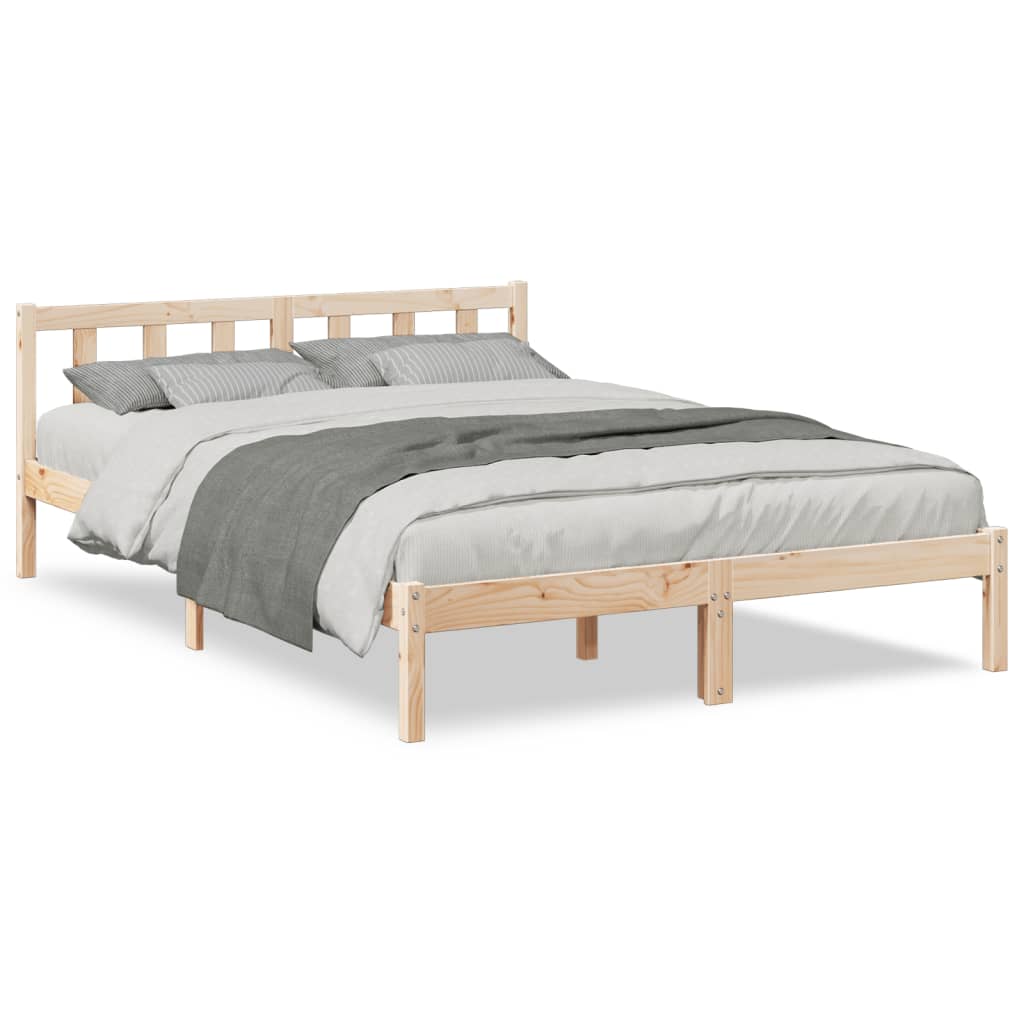Vetonek Extra long bed without mattress solid pine wood 160x220 cm