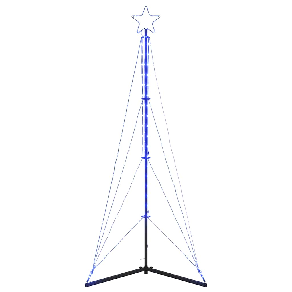 LED para árbol de Navidad 363 LEDs azul 182 cm V10