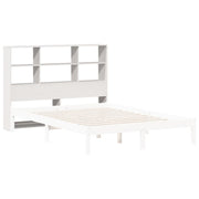 Cabecero de cama almacenaje madera maciza pino blanco 120 cm V6808 Vetonek