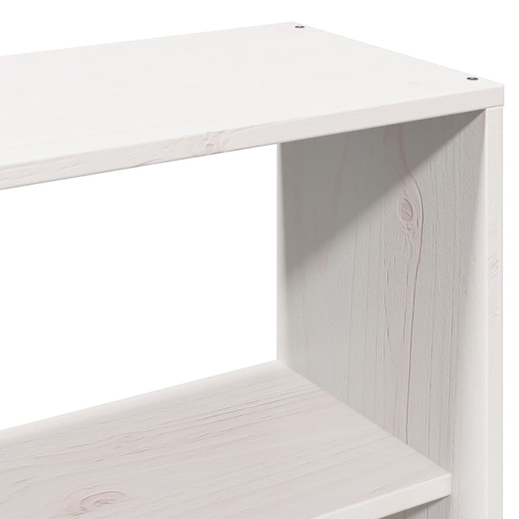 Cabecero de cama almacenaje madera maciza pino blanco 120 cm V6808 Vetonek