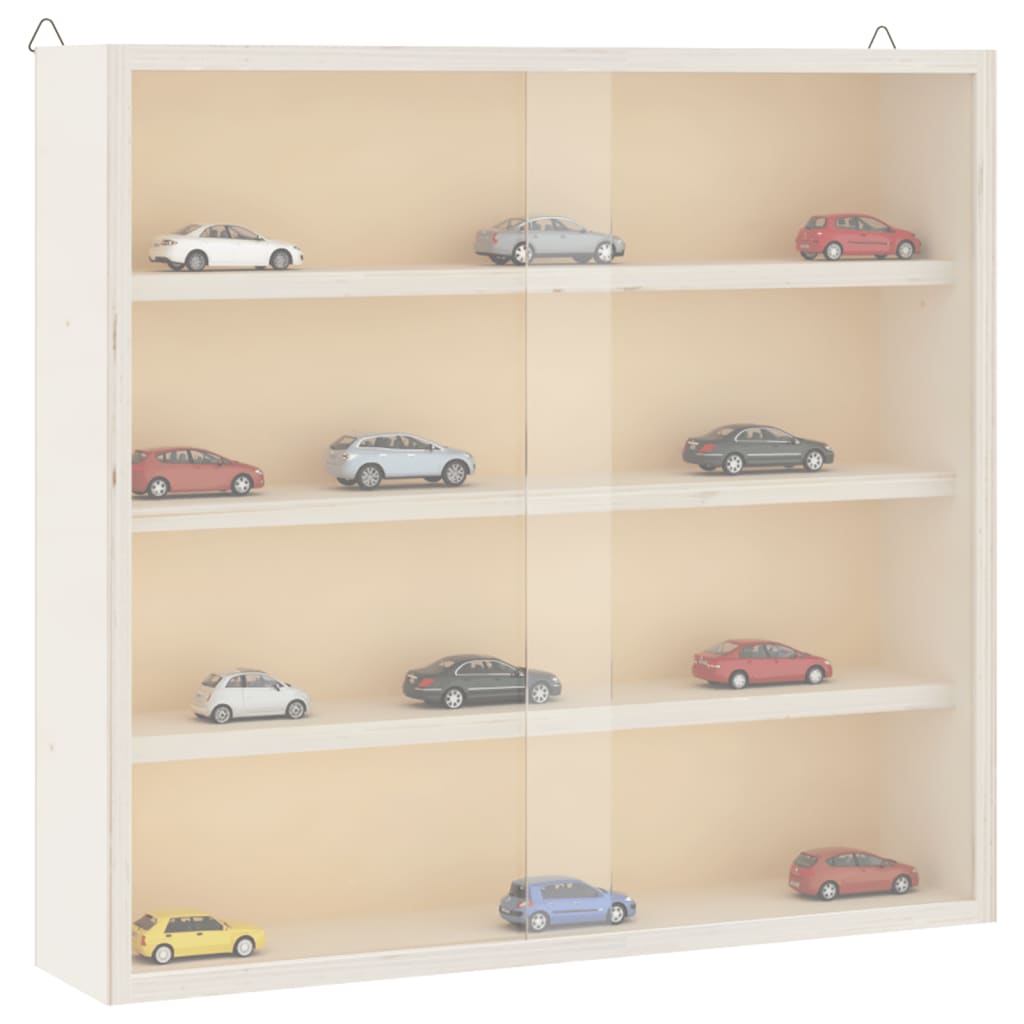 Vetonek Vitrina de pared con puertas 40x8,5x37 cm