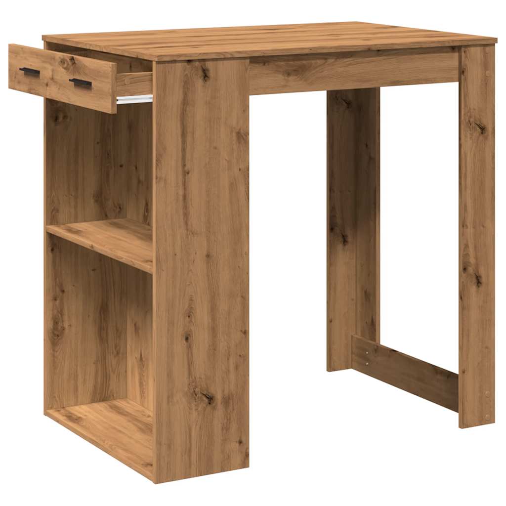 TABLE ALTO BAR WOODE INGENIERO ROBLE ARTISIAN 102X70X103.5 CM V29