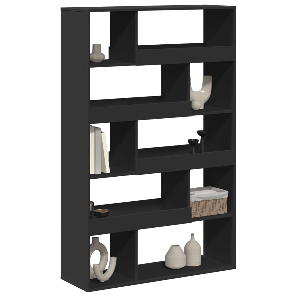 Nexus Black 100x33x156.5 cm Separatore di legno sintetizzato