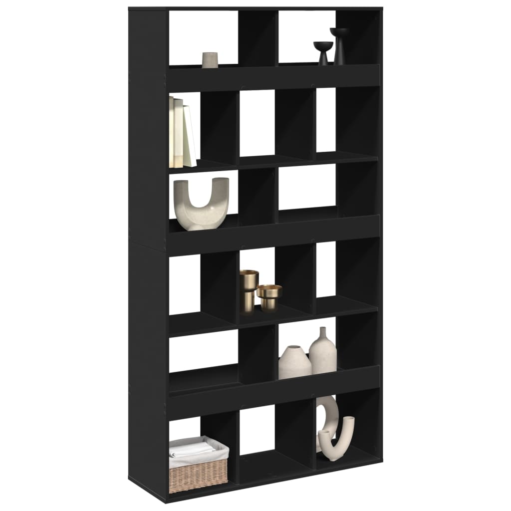 Nexus Black 100x33x187.5 cm Separatore di legno sintetizzato