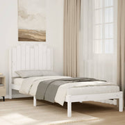Extra long bed without mattress white solid wood 100x220 cm v4749 Vetonek