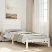 Extra long bed without mattress white solid wood 100x220 cm v5227 Vetonek