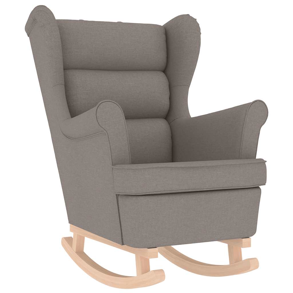 Taupe fabric rocking chair 74x90x102 cm V6507 Vetonek