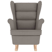 Taupe fabric rocking chair 74x90x102 cm V6507 Vetonek