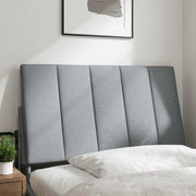 Cabecero de cama acolchado tela gris claro 80 cm V6576 Vetonek