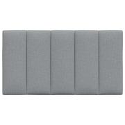Cabecero de cama acolchado tela gris claro 80 cm V6576 Vetonek