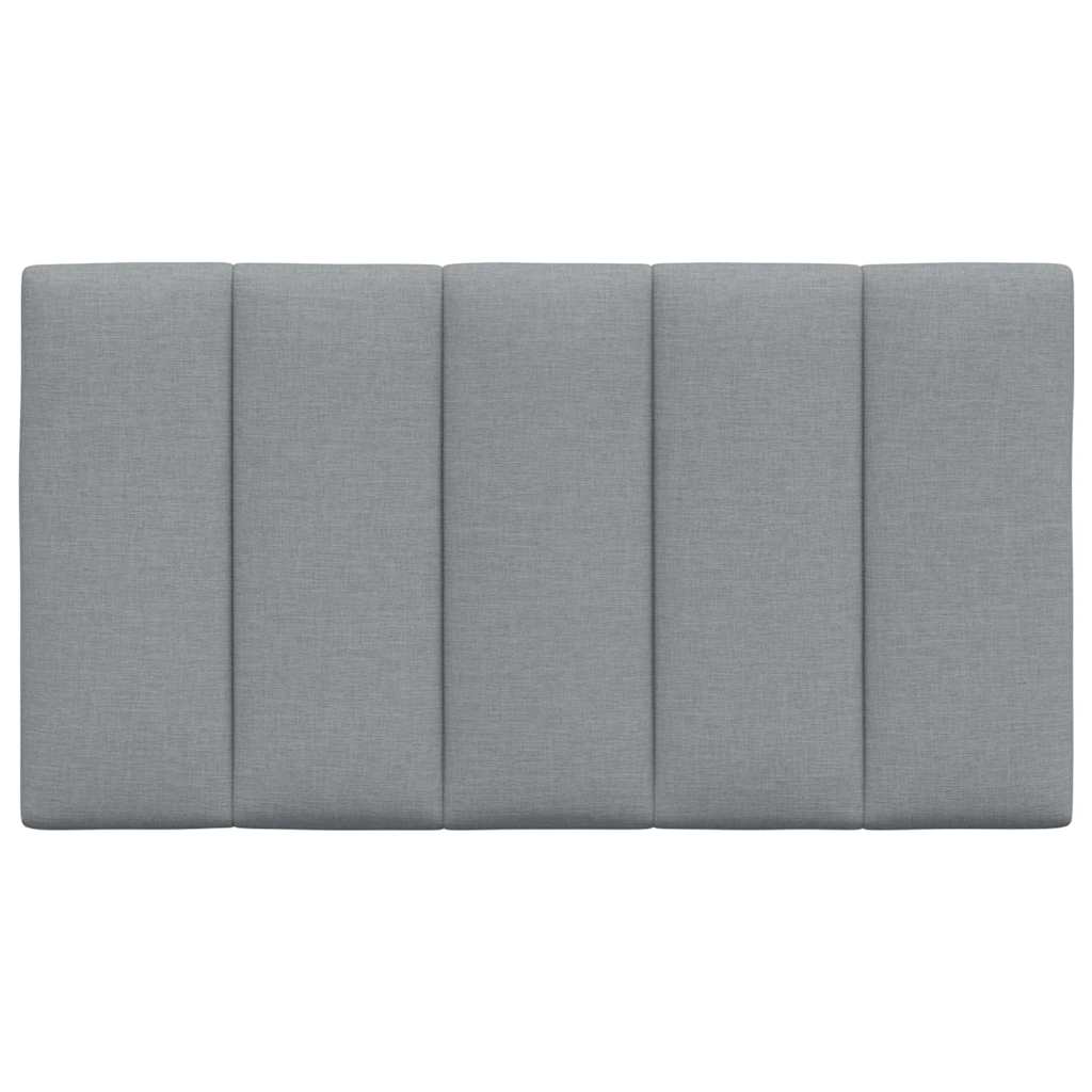 Cabecero de cama acolchado tela gris claro 80 cm V6576 Vetonek