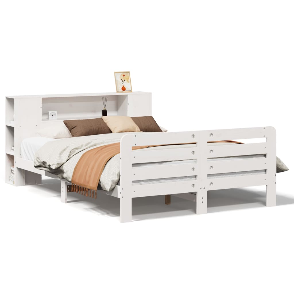 Estructura de cama sin colchón madera maciza de pino 160x200 cm V0603 Vetonek