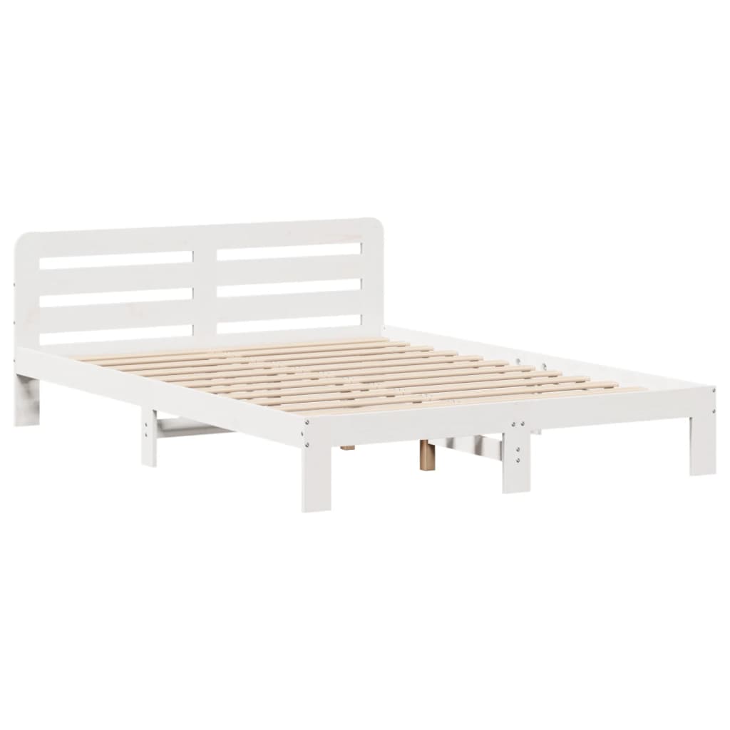 Estructura de cama sin colchón madera maciza de pino 160x200 cm V0603 Vetonek