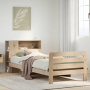 Estructura de cama sin colchón madera maciza de pino 90x200 cm v0771 Vetonek