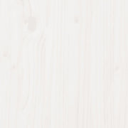 Estructura de cama sin colchón madera maciza blanca 120x190 cm V1204 Vetonek