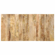 Cabecero de cama 160 cm madera maciza de mango rugoso V2874 Vetonek