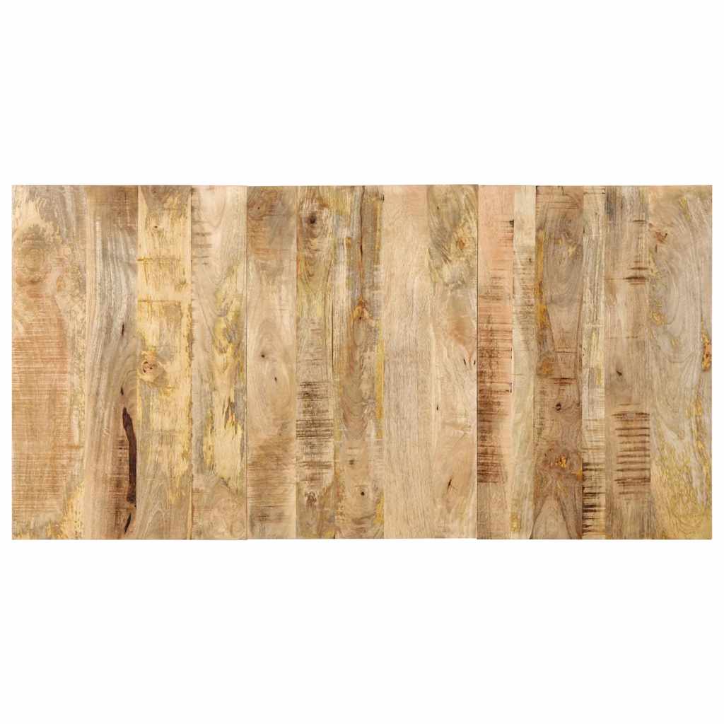 Cabecero de cama 160 cm madera maciza de mango rugoso V2874 Vetonek