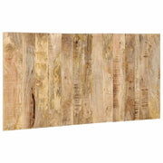 Cabecero de cama 160 cm madera maciza de mango rugoso V2874 Vetonek