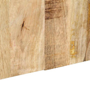 Cabecero de cama 160 cm madera maciza de mango rugoso V2874 Vetonek