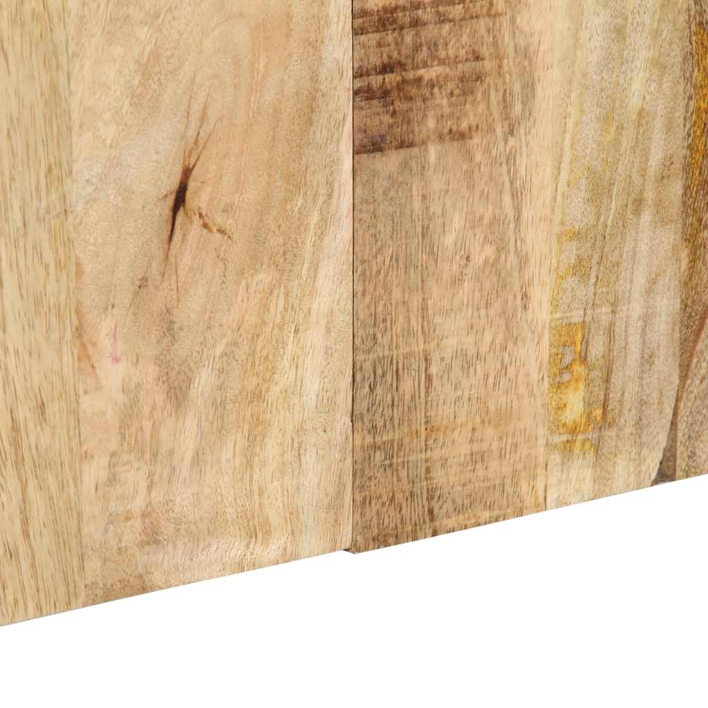 Cabecero de cama 160 cm madera maciza de mango rugoso V2874 Vetonek