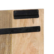 Cabecero de cama 160 cm madera maciza de mango rugoso V2874 Vetonek