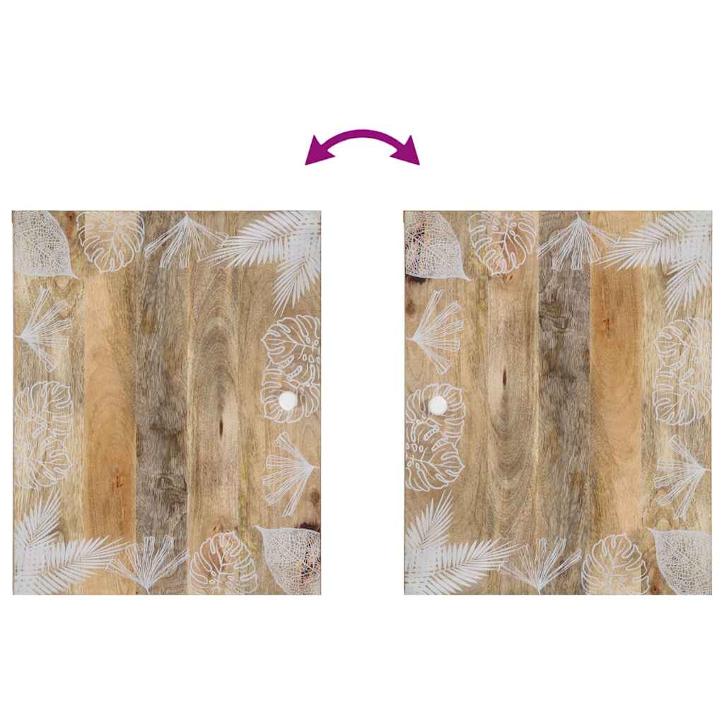 Conjunto de muebles de baño 5 piezas madera maciza de mango V5370 Vetonek