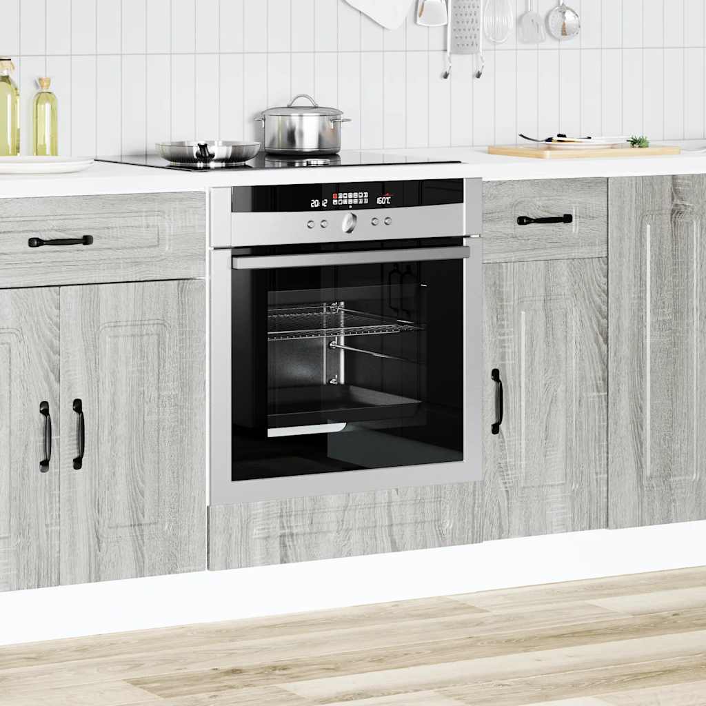 Mueble de horno Kalmar gris Nexus madera reconstituida