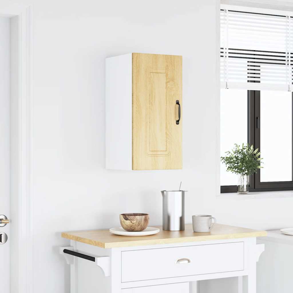 Vetonek Mueble de pared cocina Kalmar madera contrachapada roble sonoma