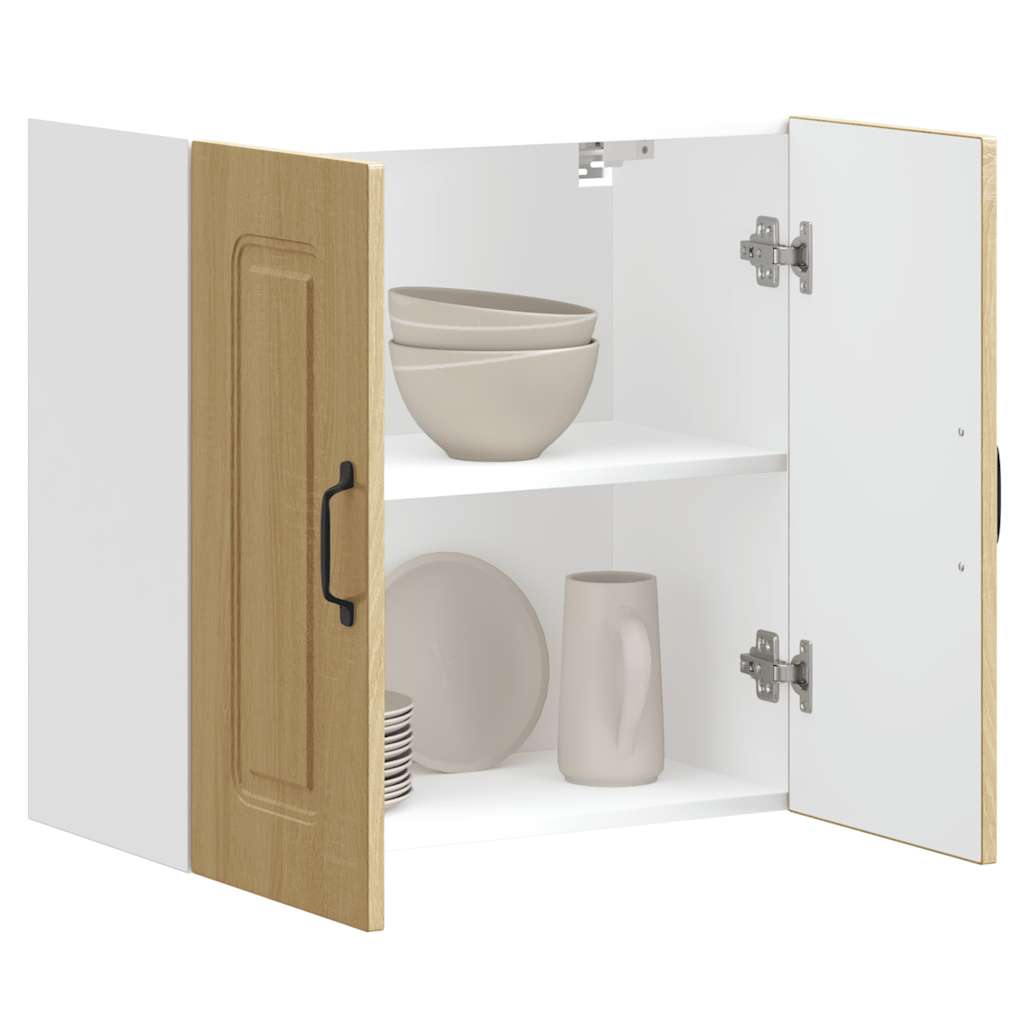 Vetonek Mueble de pared cocina Kalmar madera contrachapada roble sonoma