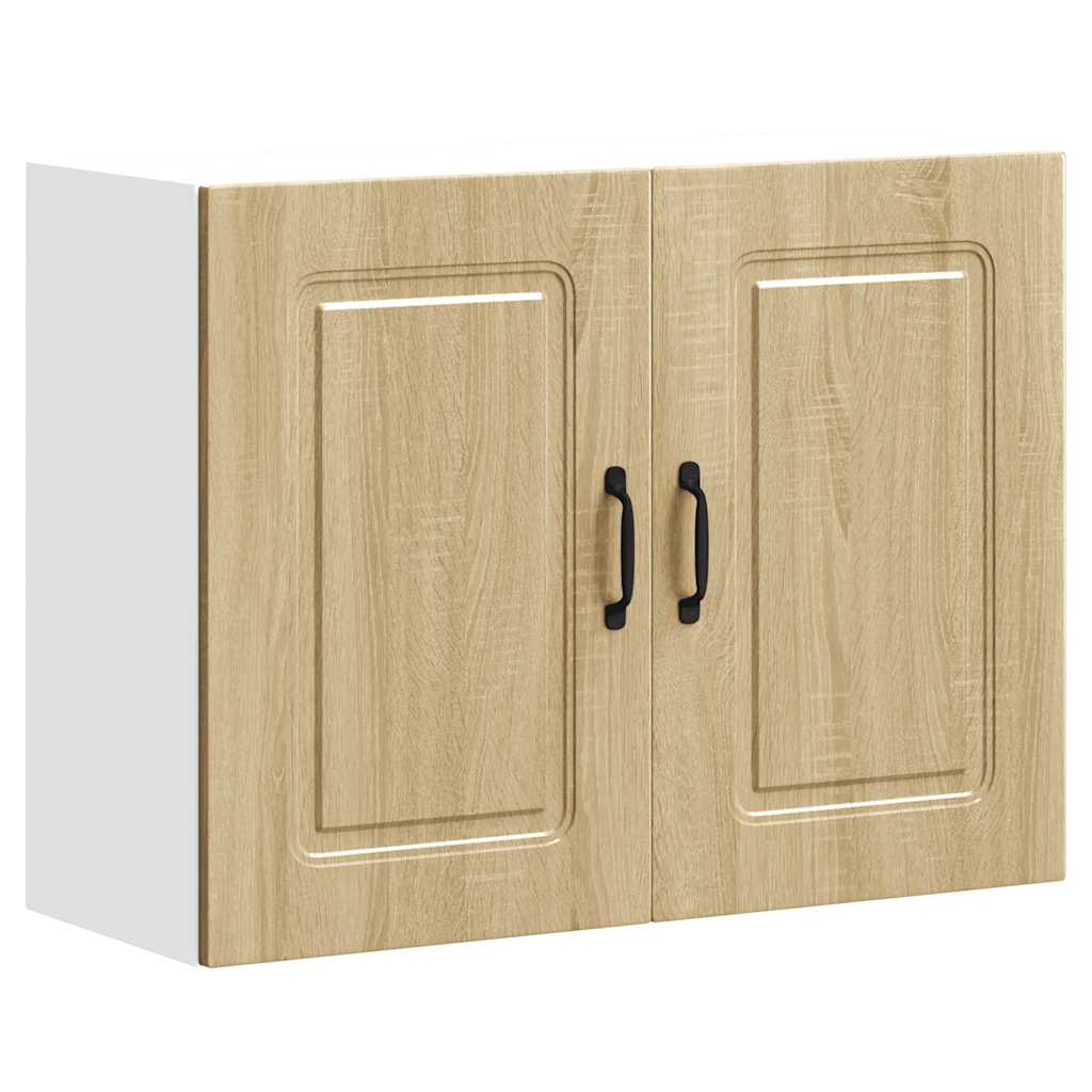 Vetonek Mueble de pared cocina Kalmar madera contrachapada roble sonoma