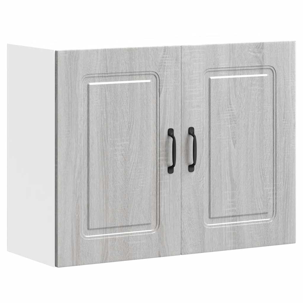 Vetonek Mueble de pared de cocina Kalmar madera ingeniería sonoma gris