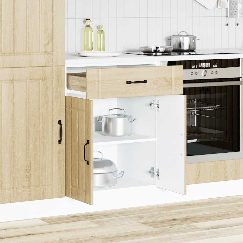 Mueble bajo de cocina Lucca roble Nexus