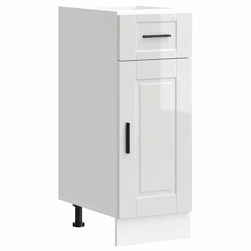 Mueble bajo de cocina Porto alto brillo blanco