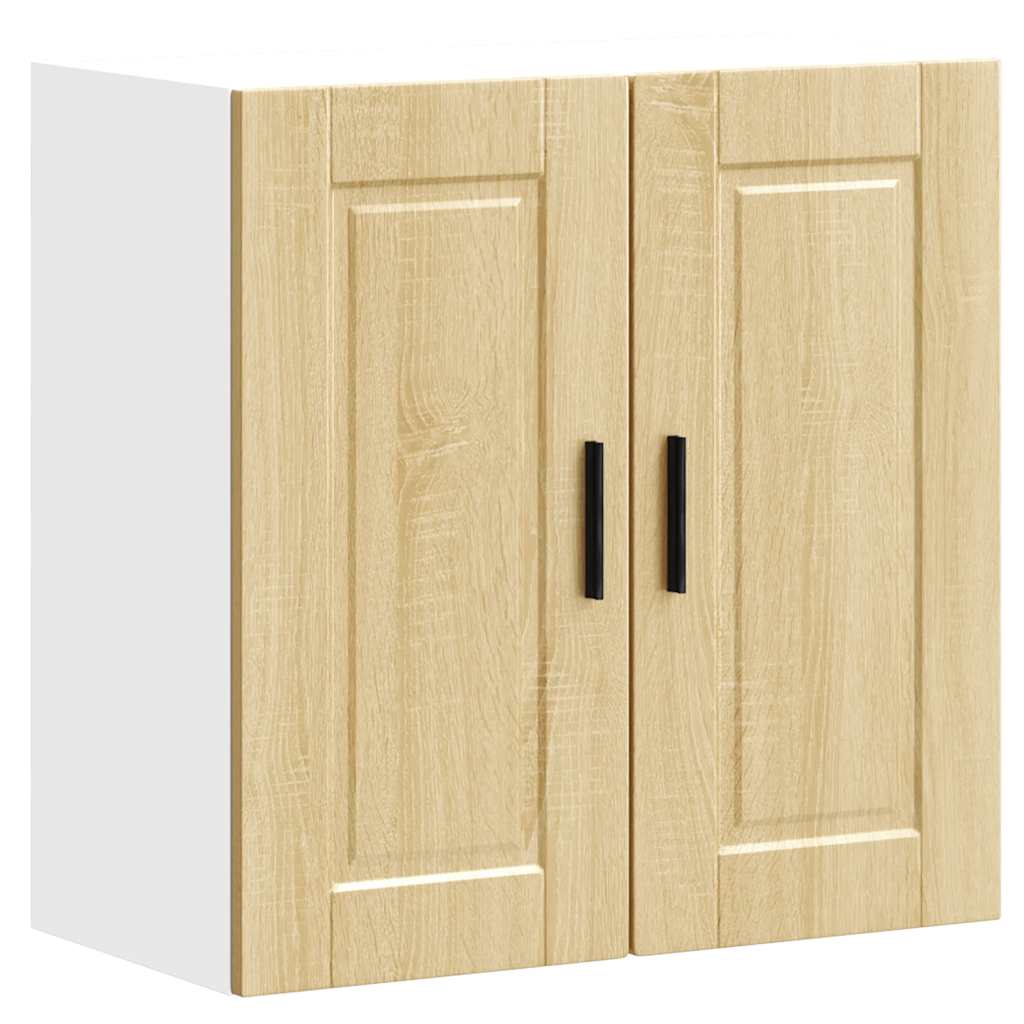 Vetonek Mueble de pared cocina madera contrachapada Porto roble sonoma